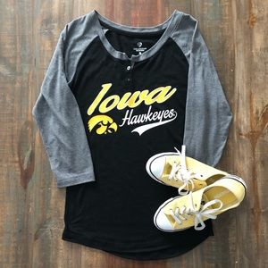 Iowa Hawkeyes 3/4 Sleeve